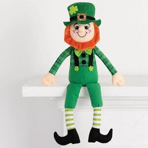 20" Plush St. Patrick's Day Plush Leprechaun Pal Shelf Sitter Decoration